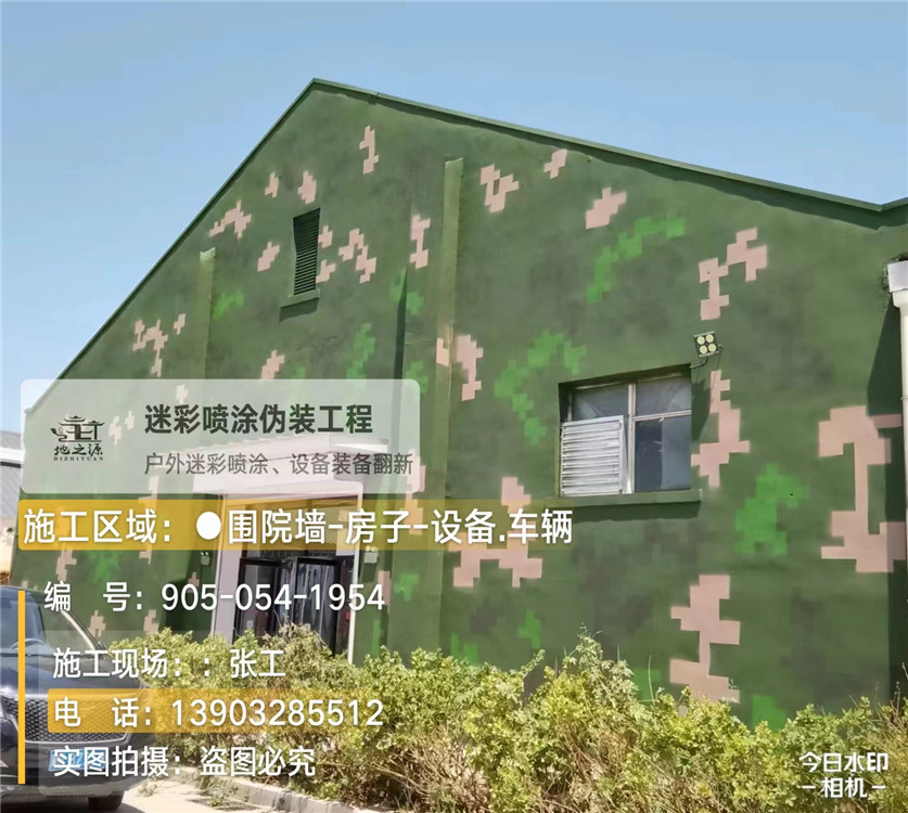 聊城外墙数码迷彩漆施工报价清单（100㎡标准墙面测算）